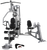 French Fitness X4 Functional Gym System w/Leg Press - Silver