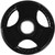 French Fitness Rubber Grip Weight Plate Set w/7 ft Olympic Bar 235 lbs