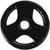 French Fitness Rubber Grip Weight Plate Set w/7 ft Olympic Bar 235 lbs