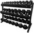 French Fitness 3 Tier Hex Dumbbell Rack 3THDR