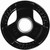 French Fitness Rubber Grip Weight Plate Set w/7 ft Olympic Bar 395 lbs