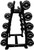 French Fitness EZ Curl Urethane Barbell Bar Set, 20-110 lbs