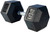 French Fitness Rubber Coated Hex Dumbbell Set 80-100 lbs