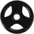 French Fitness Rubber Grip Weight Plate Set w/7 ft Olympic Bar 235 lbs + Bench