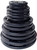 French Fitness Rubber Grip Weight Plate Set w/7 ft Olympic Bar 305 lbs