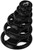 French Fitness Rubber Grip Weight Plate Set w/7 ft Olympic Bar 305 lbs