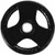 French Fitness Rubber Grip Weight Plate Set w/7 ft Olympic Bar 305 lbs