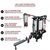 French Fitness FFB Black 5 Stack Multi Jungle Gym