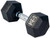 French Fitness Rubber Coated Hex Dumbbell Set 5-50 lbs