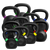 French Fitness Cast Iron Kettlebell Set 5-50 lbs
