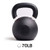 French Fitness Cast Iron Kettlebell Set 5-70 lbs