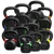 French Fitness Cast Iron Kettlebell Set 5-70 lbs