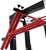 French Fitness Folding Cable Power Rack / Cage, Red/Black