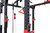French Fitness Folding Cable Power Rack / Cage, Red/Black