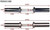 French Fitness 2" Olympic Chrome Dumbbell Handles - Set of 2
