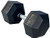 French Fitness Rubber Coated Hex Dumbbell 75 lbs - Single