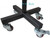 French Fitness Portable Bumper Plate Stacker Rack w/Wheels