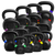 French Fitness Cast Iron Kettlebell Set 5-80 lbs