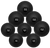 French Fitness PVC Slam Ball Set of 8 (5 to 40 lbs)