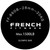 French Fitness 7' (86") 45 Lb Olympic Power Bar -1500 Lb