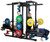 French Fitness DHR80 Double Half Rack / Cage