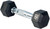 French Fitness Rubber Coated Hex Dumbbell Set 2.5-22.5 lbs - 5 Pair