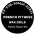 French Fitness Safety Squat Bar