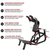 French Fitness FFB Black Super V-Squat Plate Loaded