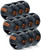 French Fitness Dual Grip Medicine Ball Set of 10 (6 to 25 lbs) w/Rack