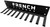 French Fitness Belt & Band Hanger Wall Mounted Rack