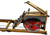 French Fitness WR80 Water Rowing Rower Machine w/Resistance