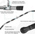 French Fitness 48" Rubber Grip Lat Bar