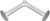French Fitness Chrome 12" Tricep Pressdown Bar