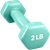 French Fitness Colorful Hex Vinyl Dumbbell 2 lbs - Single