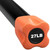 French Fitness Weighted Body Fitness Bar 27 lbs - Orange