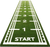 French Fitness Artificial Performance Gym Turf Track w/Start Marker - 14 ft x 50 ft French Fitness Artificial Performance Gym Turf Track w/Start Marker - 14 ft x 50 ft