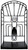 French Fitness FF-SC15 Stretch Cage - Black