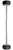 French Fitness Straight Urethane Barbell Bar - Set of 5 (20-60 lbs)