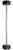 French Fitness Straight Urethane Barbell Bar - Set of 5 (20-60 lbs)