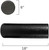 French Fitness 18" Black Foam Roller