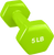 French Fitness Colorful Hex Vinyl Dumbbell Set of 1 to 10 lbs