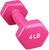 French Fitness Colorful Hex Vinyl Dumbbell Set of 1 to 15 lbs
