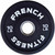 French Fitness Competition Urethane Bumper Plate 10 lb Black