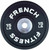 French Fitness Competition Urethane Bumper Plate 15 lb Black
