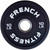 French Fitness Competition Urethane Bumper Plate Set 260 lb Black