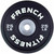 French Fitness Competition Urethane Bumper Plate Set 320 lb Black