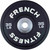 French Fitness Competition Urethane Bumper Plate Set 320 lb Black