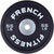 French Fitness Competition Urethane Bumper Plate Set 340 lb Black