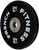 French Fitness Competition Urethane Bumper Plate 35 lb Black