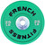 French Fitness Competition Urethane Bumper Plate 25 lb Colored (Green)